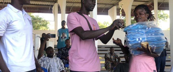Remise de prix l'équipe championne de la compétition.