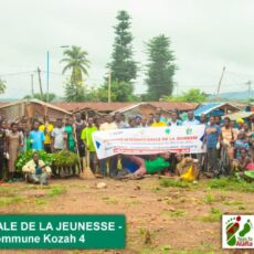 La Journée Internationale de la Jeunesse : les jeunes de la commune Kozah 4 dynamiques et engagés pour un avenir durable.