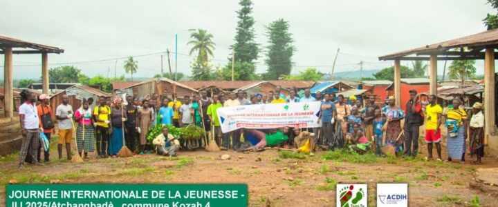 La Journée Internationale de la Jeunesse : les jeunes de la commune Kozah 4 dynamiques et engagés pour un avenir durable.