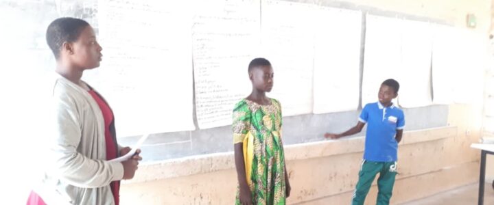 Clubs d’enfants de Kpessidè, Sara, Karè, Laouda et Pouh, les membres sont outillés pour promouvoir le statut féminin.