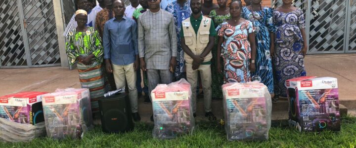 Kits de sensibilisation pour les villages bénéficiaires du projet OLF PCN.